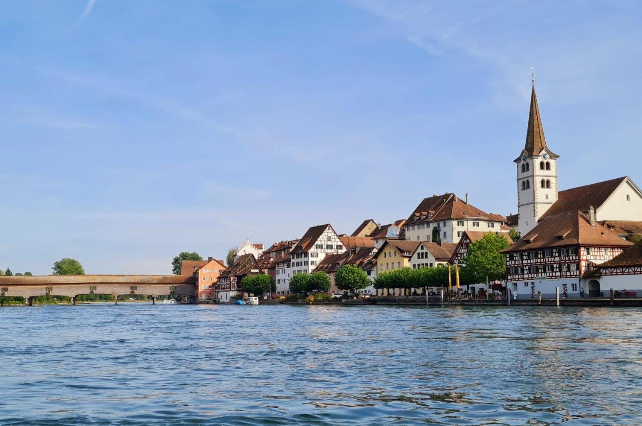 Ferienwohnung Rheinblick In Buesingen -Keine Monteure- Busingen Zewnętrze zdjęcie